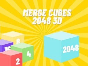 Merge Cubes 2048 3D - Puzzle Game