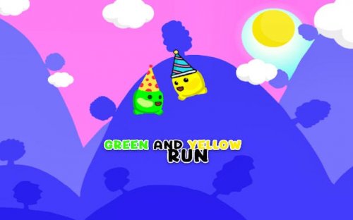 Green and Yellow Run - Jump & Crush Adventure