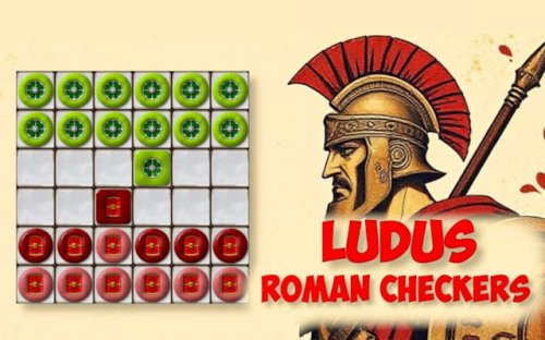 Ludus Roman Checkers: Ancient Strategy Board Game