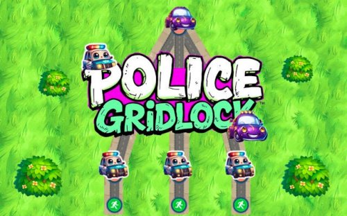 Police Gridlock: Trap the Thief Puzzle Game
