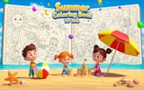 Summer Coloring Book for Kids - Relaxing Digital Art Game