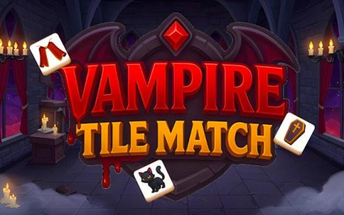 Vampire Tile Match Puzzle Game