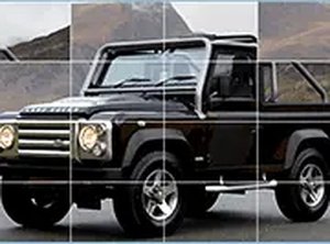 Land Rover Defender SVX Slide Puzzle Game