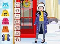 Kiddo Winter Casual Dress Up Game